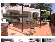 Tablet Screenshot of luxetoldo.com